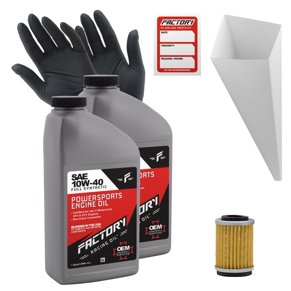 Kit de cambio de aceite Factory Racing Parts 1,9 L SAE 10W-40