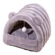 thumbnail image 1 of Cama Cueva Para Mascotas, Nido Suave Semicerrado Para Gatos, Erizos, Animales Pequeños, Gris L, 1 of 5