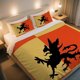 thumbnail image 1 of Mythical Wyvern Duvet Cover Set Valentine's Day Vintage Bedding, 1 of 1