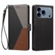 thumbnail image 3 of Funda con Solapa para iPhone 17 Pro, Diseño Tricolor con Ranuras, Negro, 3 of 6
