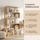thumbnail image 2 of Organizador Repisa Estante Living Librero 70x24x159cm Color Marrón Claro, 2 of 8