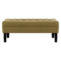 Bodevir - Banqueta Wood 2C Felpa 00 Verde Musgo