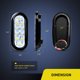 thumbnail image 2 of Luz LED oval Nilight 6 para tráiler 12 V, 10 LED, IP67, 2 of 3
