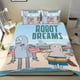 thumbnail image 1 of Sueños de robot Conjunto de sábanas temático, trío de piezas, cómodo y amigable con la piel, diseño único, regalo de decoración para el hogar para familiares, amigos y fans,140cm *210cm, 1 of 6