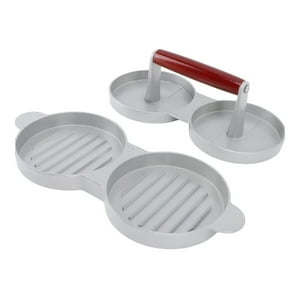 Total Click - Prensa Para Hamburguesas Antiadherente Doble Carne 10Cm