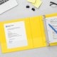 thumbnail image 4 of Binder Staples ST60223, 2 pulgadas, 3 anillos con vista en D, amarillo, 4 of 6