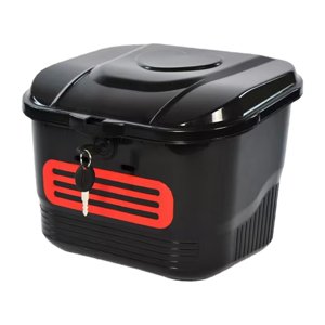 Ioensy - Cesta De Bicicleta Con Candado Accesorios Duraderos Soporte Espesar Cesta De Almacenamiento De Bicicletas