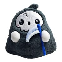 Bothyi - Peluche De Halloween Espeluznante Y Brillante, Lindo Y Ligero Cojín Festivo, Parca