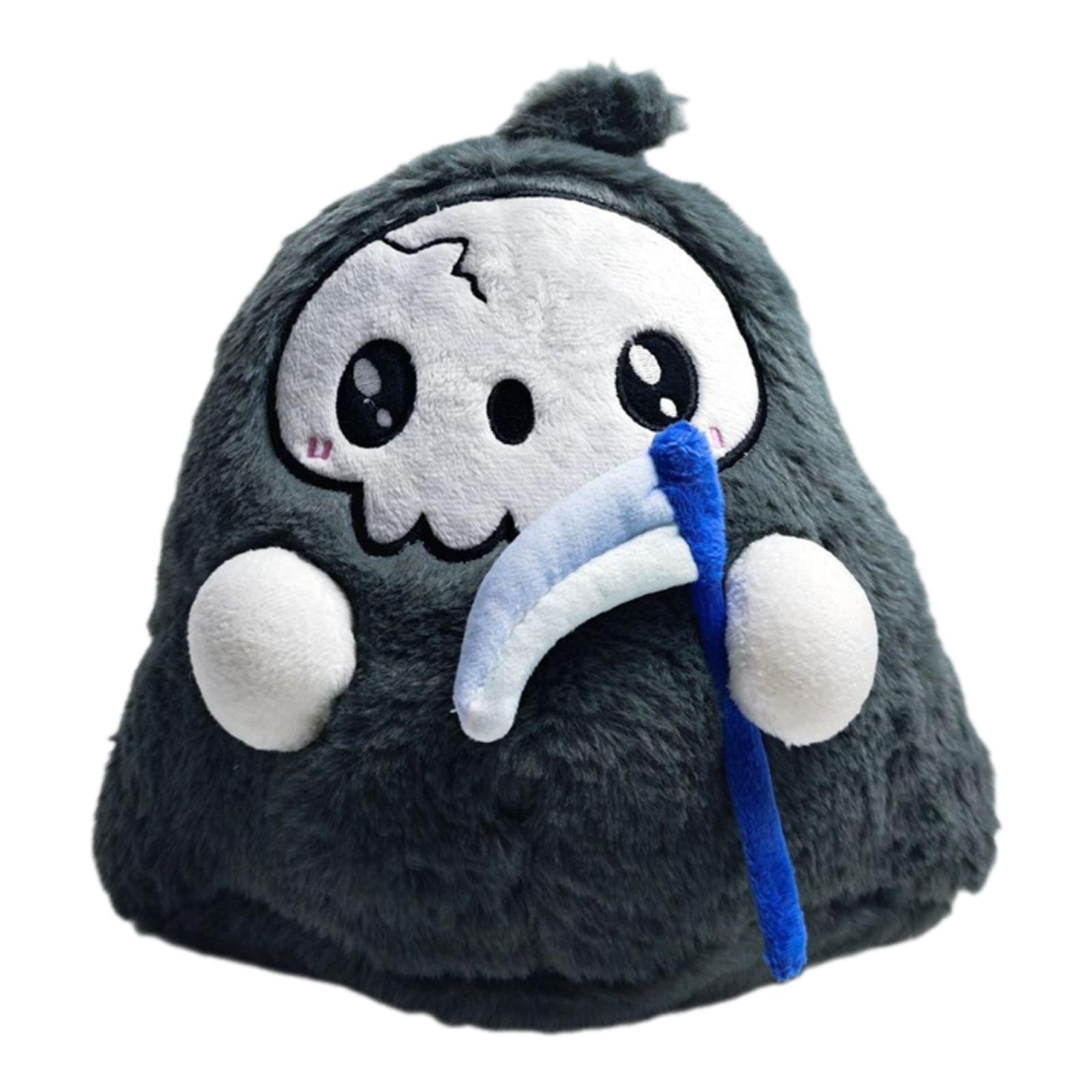 Bothyi - Peluche De Halloween Espeluznante Y Brillante, Lindo Y Ligero Cojín Festivo, Parca