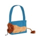 thumbnail image 4 of Bolsa de transporte para mascotas, bolso de lona, transpirable, cómodo, portátil, bandolera, bolsa de viaje para animales pequeños, perros, caminar, s Azul S, 4 of 5
