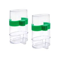 Magideal - 2 Comederos Para Pájaros, Dispensador Automático De Agua Para Pájaros, Comedero Para Loros, Pinzones, Pájaros Pequeños, Periquitos, Cacatúas Y