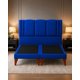 thumbnail image 1 of Cama Milano King Size + Respaldo Milano King Size Azul, 1 of 4