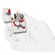 thumbnail image 5 of Encendedor de bolsillo Zippo Samurai Girl blanco mate a prueba de viento, 5 of 6