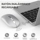 thumbnail image 4 of X1 Mouse Inalámbrico Con Pantalla De Batería, Wireless Óptico Recargable 2.4 G Ergonómico Silencioso Click 800/1200/1600 Ajustable Dpi Ratón Para Computadora,portátil,pc,mac (plata), 4 of 6