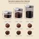 thumbnail image 5 of Bote De Café Hermético De 800 Ml Con Cuchara Brown As, 5 of 6