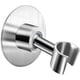 thumbnail image 1 of Soporte de ducha de acero inoxidable, ajustable 360°, adhesivo, de mano, para baño, rociador de ducha de metal, montaje en pared, sin herramientas, acero cepillado SUS 304, plateado., 1 of 7