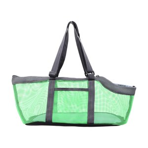 Ioensy - Bolsa Portamascotas Para Perros Pequeños, Gatos, Perros, Bolso, Jaula, Bolso De Viaje Para Hombro, Verde Y Gris