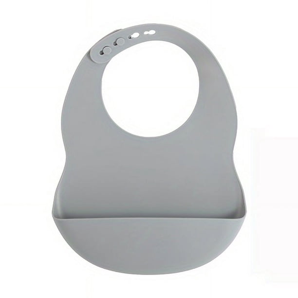Adjustable BPA-Free Silicone Baby Bib for Mess-Free Feeding and Drooling