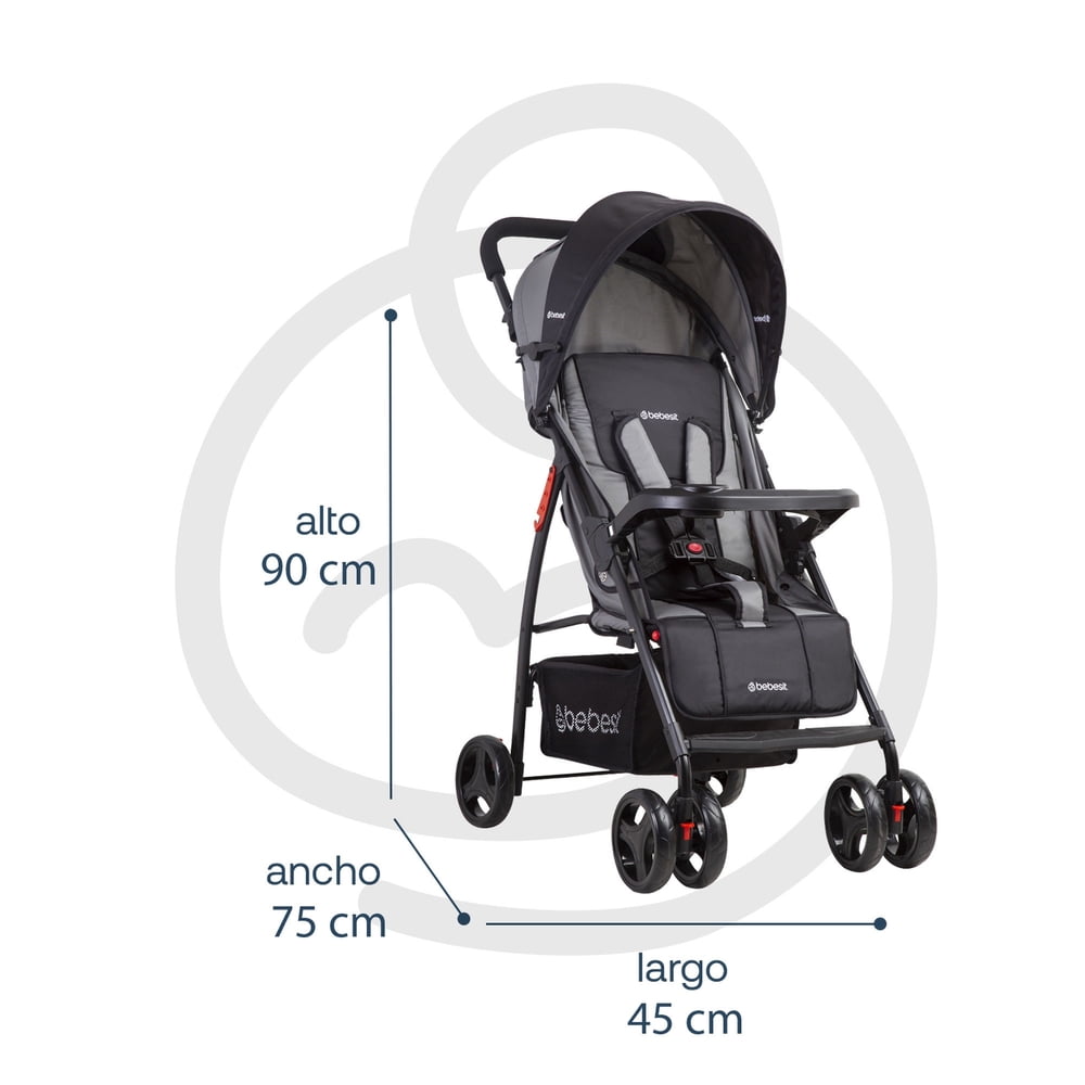 Bebesit Summer Travel System Gris, foto 6