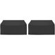 thumbnail image 2 of Funda impermeable para sofá de dos plazas Crosley Furniture para patio, 2 piezas, color negro, 2 of 8