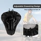 thumbnail image 5 of Miruchertter Funda para asiento de bicicleta impermeable, 2 piezas, funda para sillín de bici con cordón, protector contra lluvia y polvo, 5 of 7