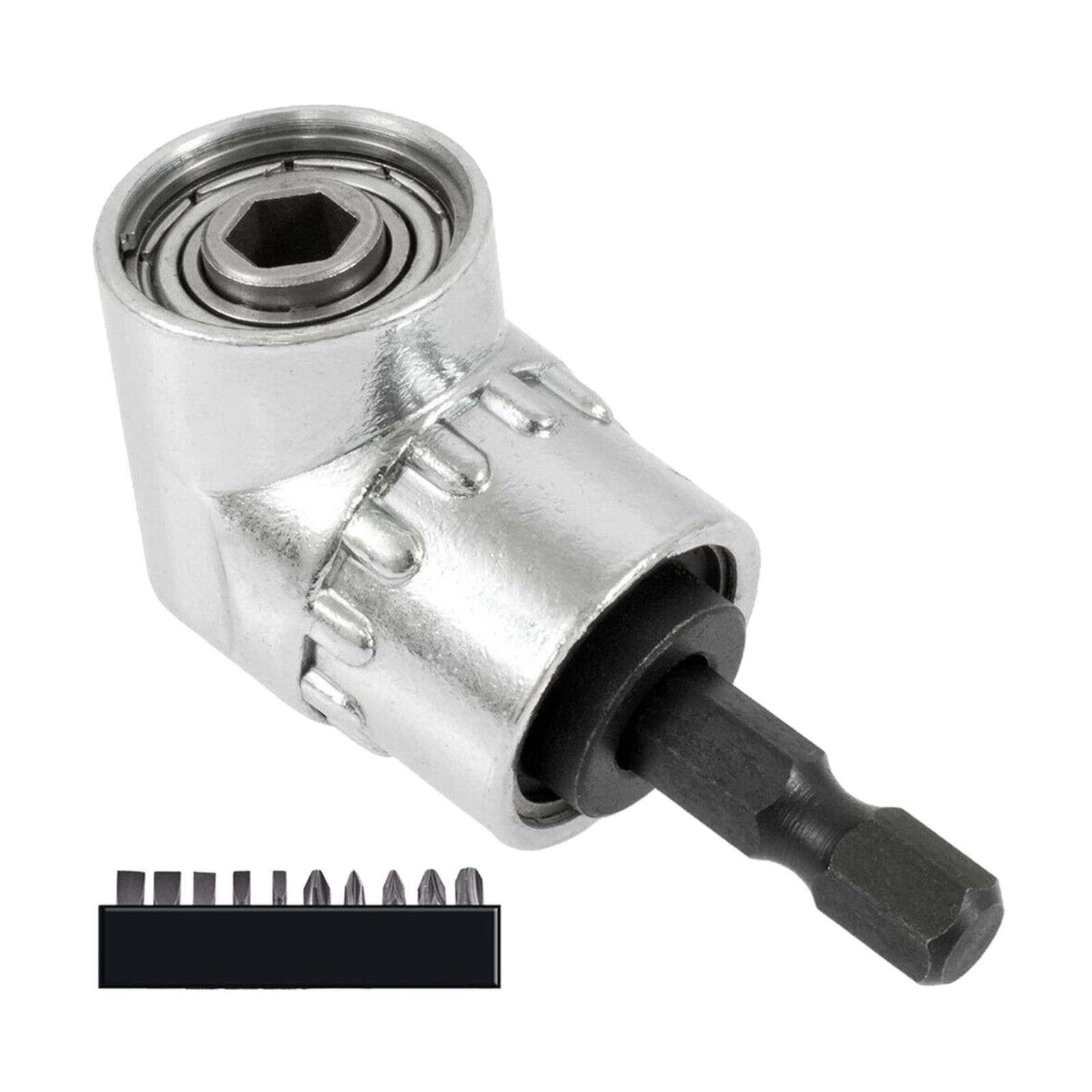 Magideal - Destornillador De Vástago Hexagonal De 1/4 ", Soporte De Puntas En Ángulo, Accesorios De Herramientas Eléctricas, Accesorio De Extensión Antioxidante, Estilo A