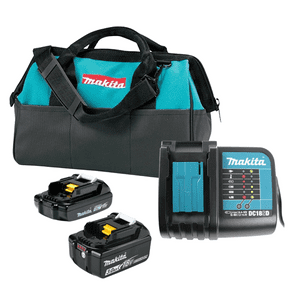Kit Makita Baterias 3Ah/1,5 Ah + Cargador Con Bolso