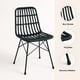thumbnail image 5 of Silla de Comedor Terraza Rattan Grecia Color Negro, 5 of 7
