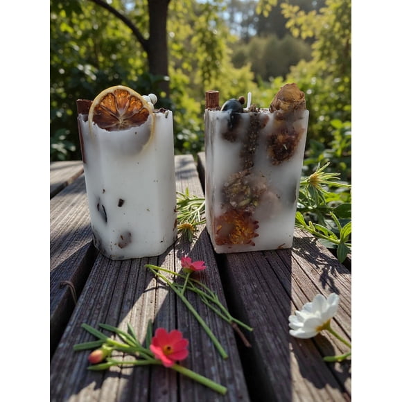 Pack Velas con Flores