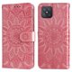thumbnail image 5 of Funda tipo cartera FOXDOCK para OPPO A53 5G , diseño girasol en relieve, cuero PU, cierre magnético, soporte y tarjetero, 5 of 5