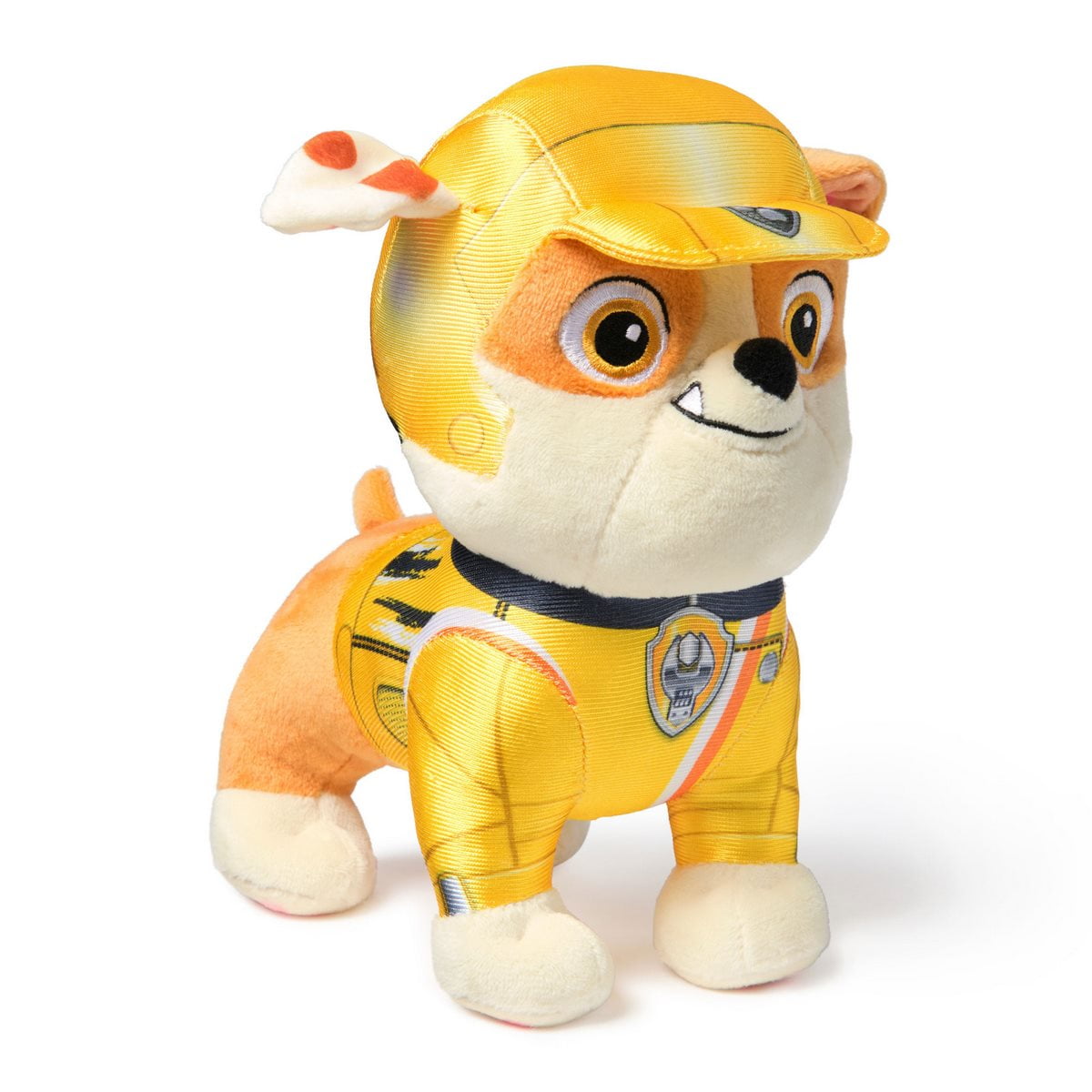Peluche Paw Patrol Rubble 17 Cm Suave Y Bordado