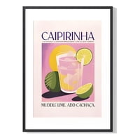 Genérico - Cuadro Póster Caipirinha Cóctel 33X43 Cm