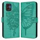 thumbnail image 1 of Funda Cartera Mariposa Para Samsung Galaxy Xcover7 Pro Con Soporte Y Ranuras Para Tarjetas Verde, 1 of 5