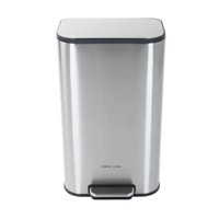 Basurero 30L Con Pedal Mate Y Anti Huellas Simple Cook