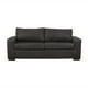 thumbnail image 1 of Sofá Infinity 3 Cuerpos Cuero Auris Negro, 1 of 7