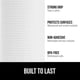 thumbnail image 2 of Forro de estante Gorilla Grip DuraGuard, 17,5 x 30 cm, impermeable, blanco, 2 of 9