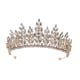 thumbnail image 3 of Tiara De Boda, Dije, Regalo, Pinza Para El Pelo, Diadema Para Cumplea?os, Graduación, Ni?as, Estilo A, Dorado, 3 of 5