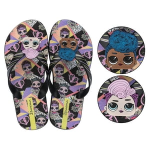 Sandalia Infantil Negro Lol 236 Ipanema