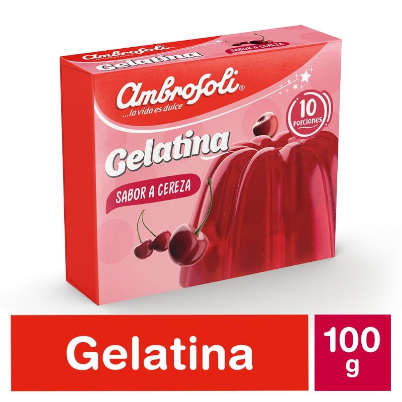 Gelatina Cereza 100 g Ambrosoli