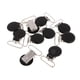 thumbnail image 3 of 10pcs Metal Pacifier Suspender Clip para Dummy Baby Teether Toy Holder Black, 3 of 5