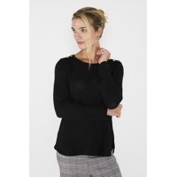 Woman By Eclipse - Polera Clarisa Negro Negro L