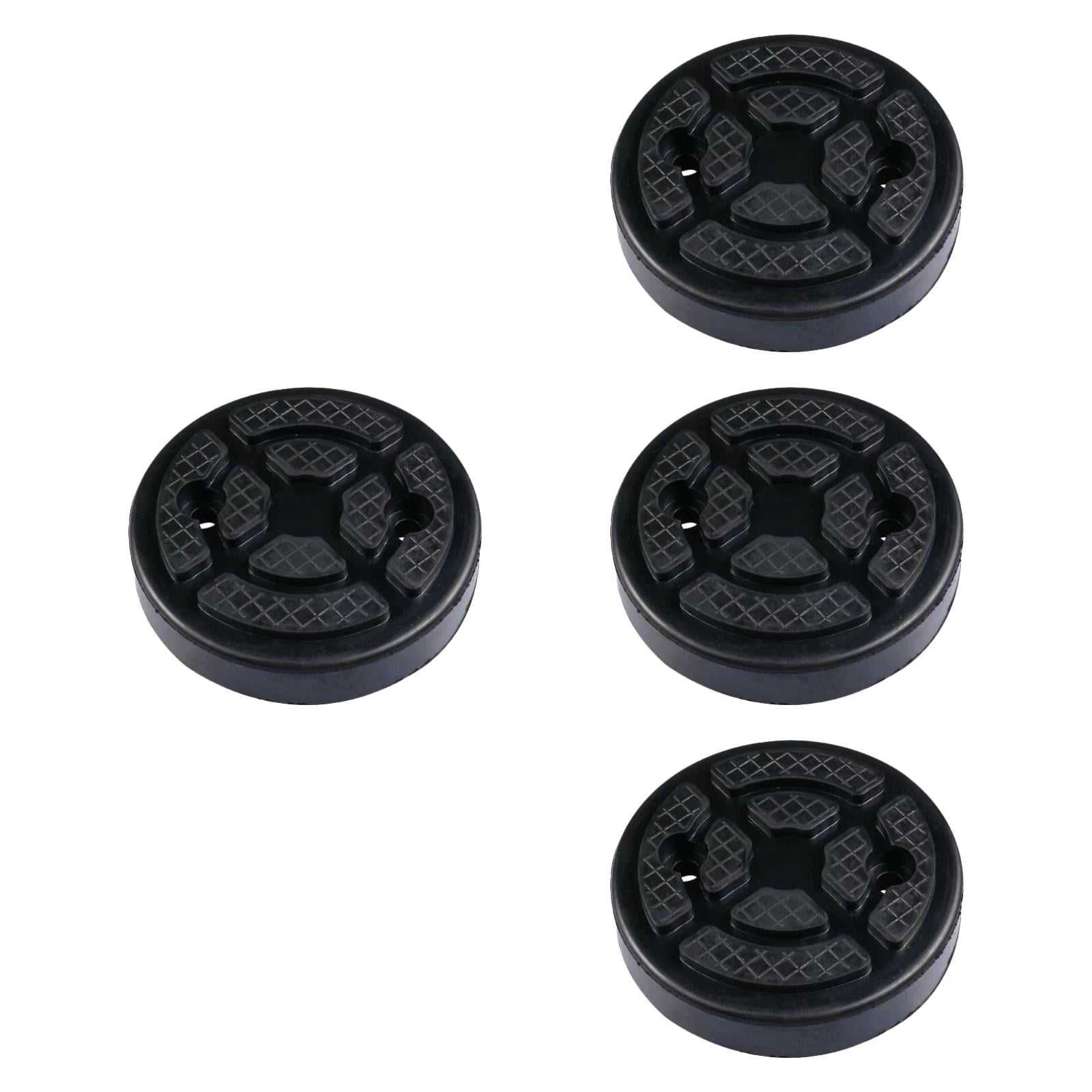 Magideal - 4 Almohadillas Genéricas Para Gato De Coche, Almohadillas De Elevación De Coche, Alfombrillas De Goma Antideslizantes, Almohadilla De Goma Negra Con