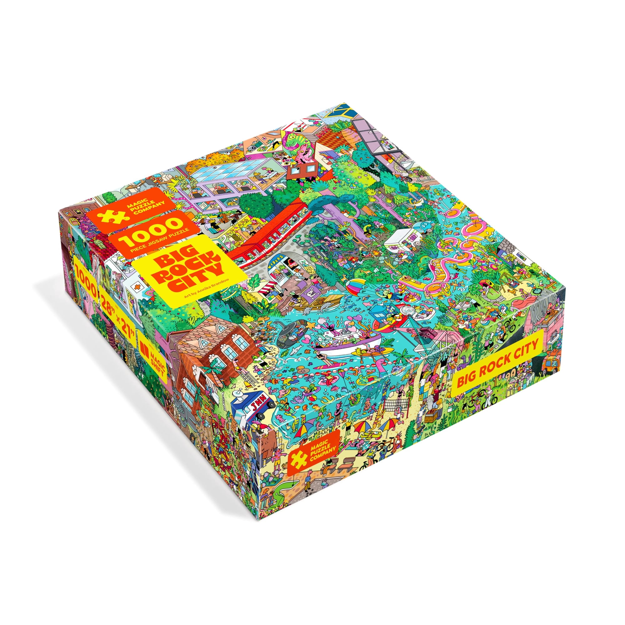 Rompecabezas Magic Puzzle Company Big Rock City 1000 Piezas