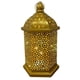 thumbnail image 4 of Luz de la atmósfera de la lámpara de tallada hueca, Lámpara decorativa ahuecada colgante Lámpara de escritorio con pilas para la decoración Dorado 268x15cm, 4 of 5