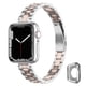 thumbnail image 1 of Correa de reloj CSJCUBIC de acero inoxidable de 38-44 mm para mujer, 1 of 7
