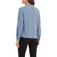 thumbnail image 3 of INSPIRE CHIC Blusa de Chifón de Otoño Invierno con Cuello Alto para Mujer, Camisa de Manga Larga Casual de Negocios M Gris Azul, 3 of 6