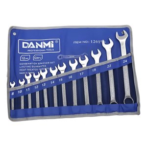 Genérico - Juego Llave Punta Corona 12 Piezas 8-24 Mm Industrial Danmi