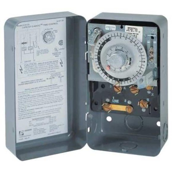 Control de Tiempo Paragon Electric 208‑240 V 60 Hz Gris