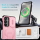 thumbnail image 3 of Funda para Samsung Galaxy S24 5G / S25 5G 6.2" con Soporte Plegable Invisible, Carga Inalámbrica Magnética MagSafe, Carcasa Deslizante para Cámara, Funda Protectora Resistente a Golpes y Caídas, Rosa, 3 of 10