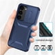 thumbnail image 4 of Funda Resistente para Samsung Galaxy S23 FE con Tapa Deslizante y Protección Militar Azul, 4 of 6